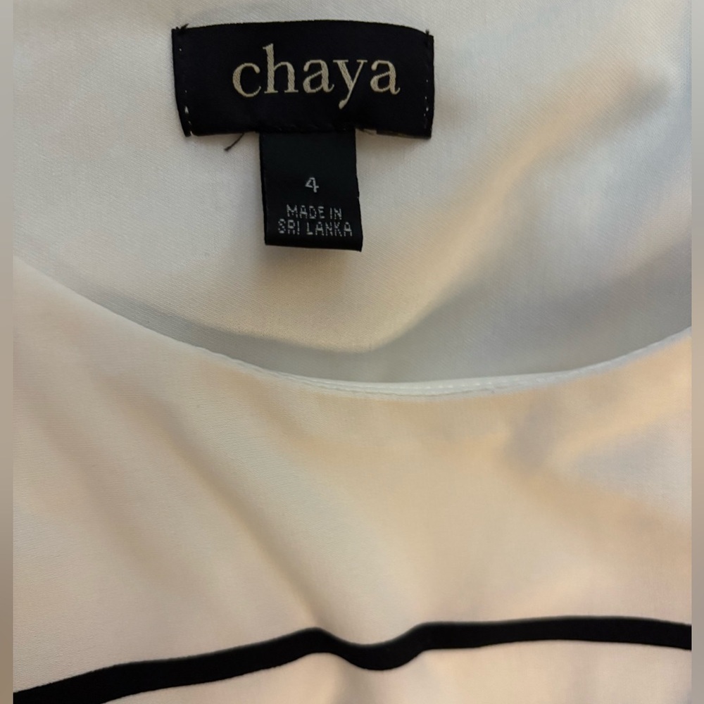 Chic One Shoulder Black and White Striped Dress - Picture 2 of 2